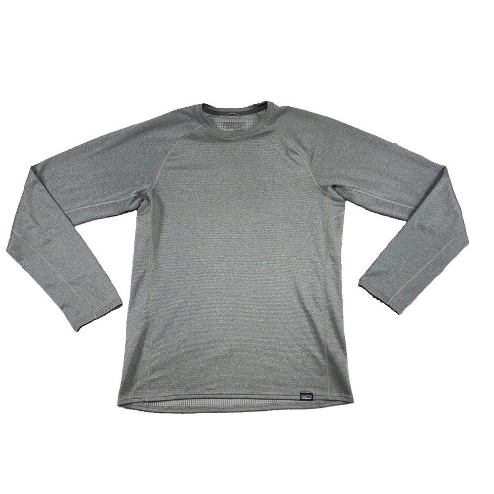 Patagonia Men's Capilene Polartec Baselayer Shirt MidWeight Gray Sz Sm Normcore